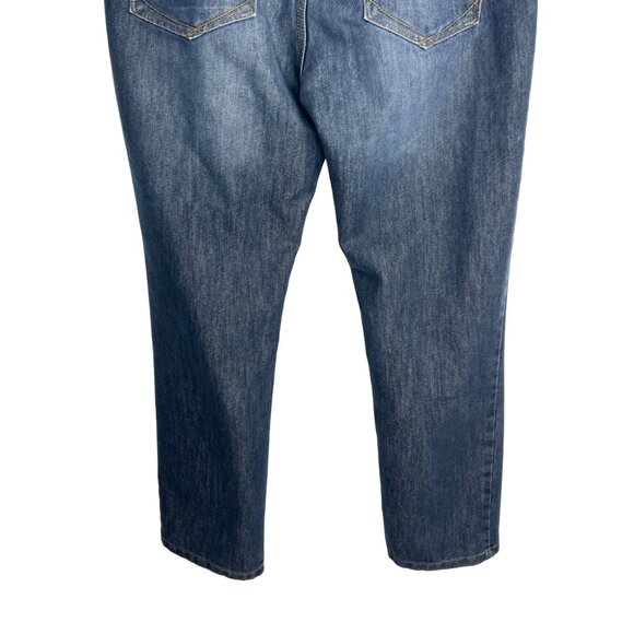 Paper Denim and Cloth Jeans Mens Slim Straight Size 36 32 Dark Blue Casual Pants - Picture 9 of 11